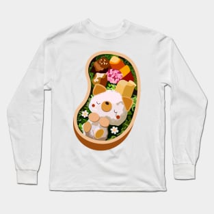 Kawaii Kitty Bento Box! Long Sleeve T-Shirt